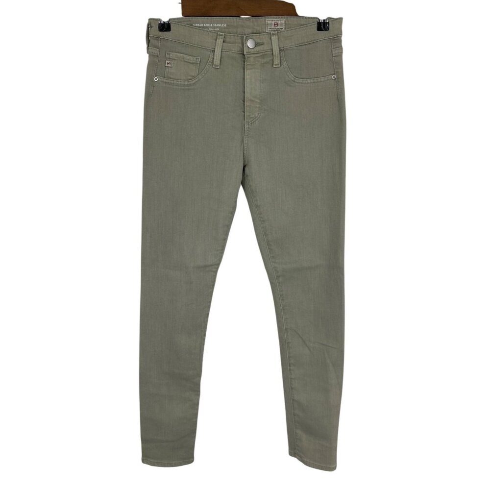 AG Adriano Goldschmied Farrah Ankle Seamless High-Rise Skinny Jeans Size 27R